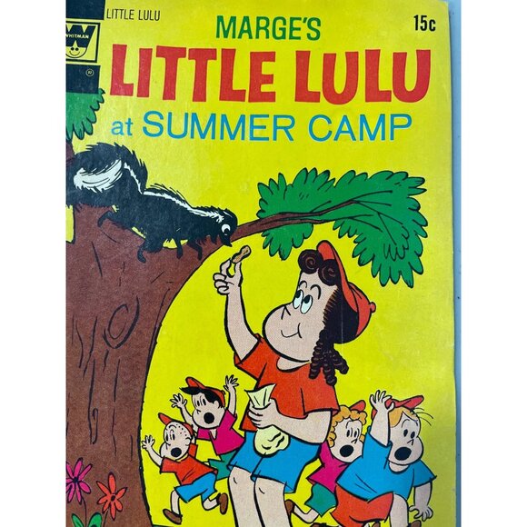 Whitman Marges Little Lulu At Summer Camp Comic Book #206 Issue Vintage 1972 - Picture 6 of 6